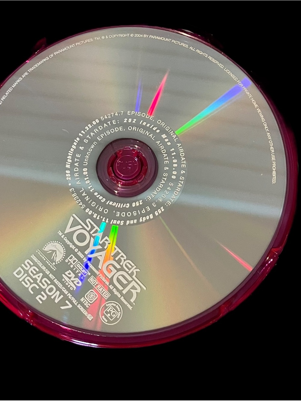 Star Trek Voyager Season 7 Disc 2 Replacement DVD